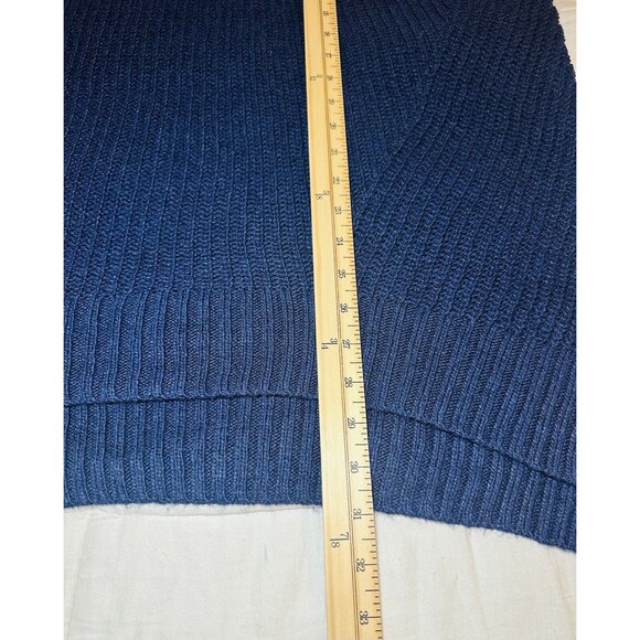 American Eagle Navy Oversized Open Knit Long Sleeve Sweater Women's MEDIUM NWT - Picture 11 of 13